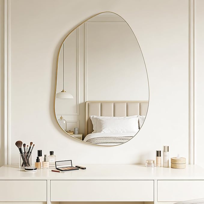 Irregular Wall Mirror Asymmetrical Mirror, Decorative Modern Mirror, Tempered by BOMINICA