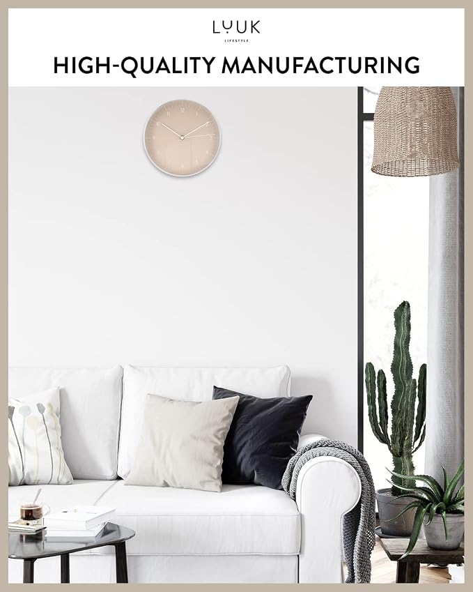 LUUK LIFESTYLE Modern Quartz wall Clock - Image 6