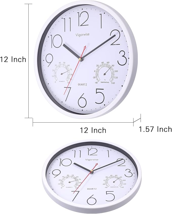 Wall Clock, Sweep Silent Movement Accurate Clocks - Image 5