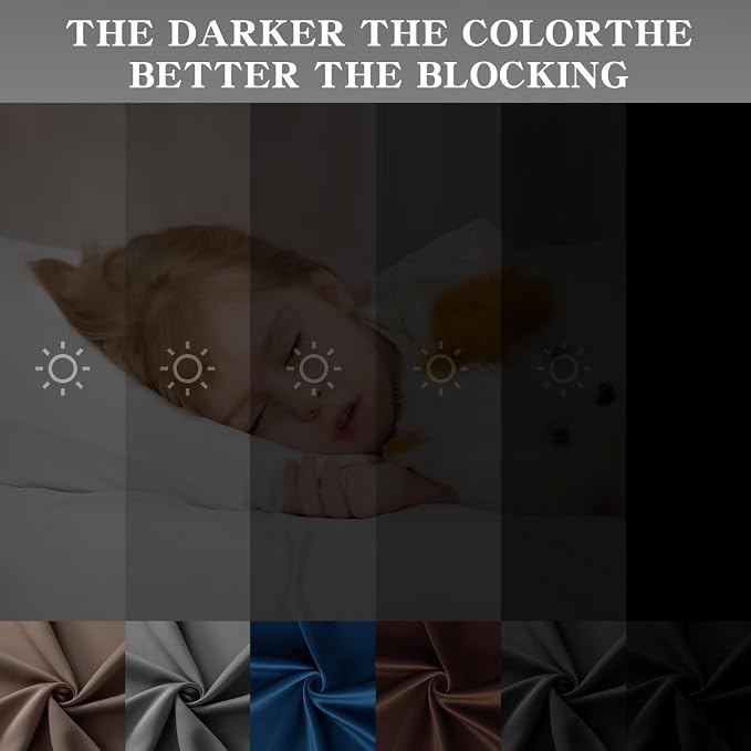 IGEMAEVE Sage Green Curtains 96 Inch Length 2 Panels Set, Light Filtering - Image 7