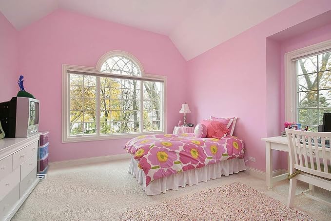 197"x17.7" Pink Wallpaper Solid Color Peel and Stick Wallpaper Pink Contact - Image 8