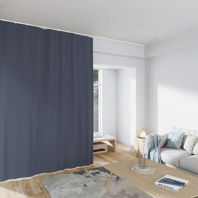 MaKefeile Room Divider Curtains Total Blackout Privacy Curtain Panel Room - Image 6