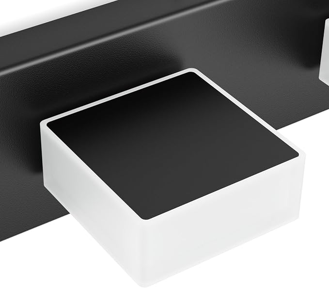 Ralbay Black Bathroom Vanity Lights 30inch Metal Acrylic LED Modern Bathroom - Image 8