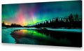 S01975 Wall Art Aurora scenery Painting on Canvas Prints Stretched and Framed by Cao+Gen+Decor+Art