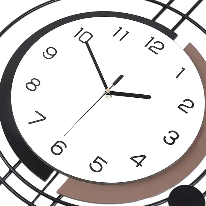 Dankeit Wall Clock with Pendulum, Silent Quality Quartz Battery Operated - Image 6