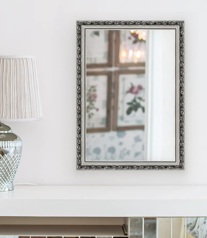 Framed Rectangle Bathroom Mirrors by Unknown