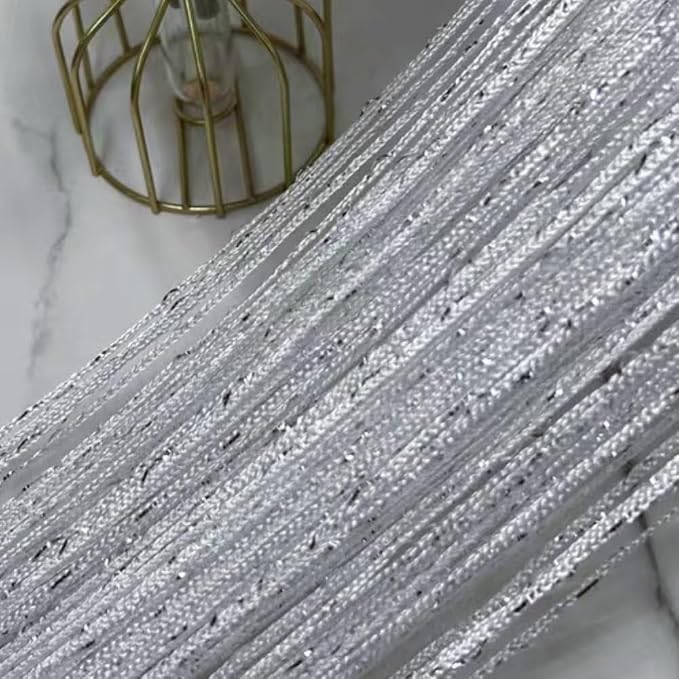 ave split Decorative Door String Curtain Wall Panel Fringe Window Panel Drapes - Image 2