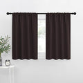 NICETOWN RV Blackout Curtains for Camper Windows, Toffee Brown, Short Blackout by NICETOWN