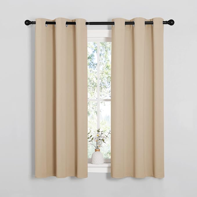 NICETOWN Room Darkening Draperies Window Curtain Panels, Thermal Insulated - Image 2