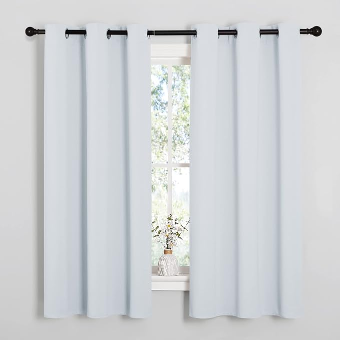 NICETOWN Window Treatment Thermal Insulated Grommet Room Darkening Curtains - Image 2