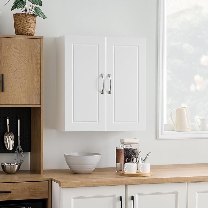 SoBuy Wall Cabinet Over the Toilet, Medicine Cabinet - Image 9