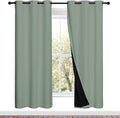 NICETOWN 100% Blackout Window Curtain Panels, Full Light Blocking Drapes by NICETOWN