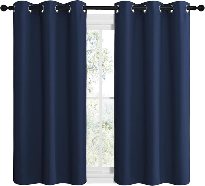 NICETOWN Blackout Curtain Panels, Window Treatment Energy Saving Thermal - Image 2