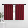 NICETOWN 40 inch Curtains for Small Windows, Thermal Insulated Privacy Short by NICETOWN