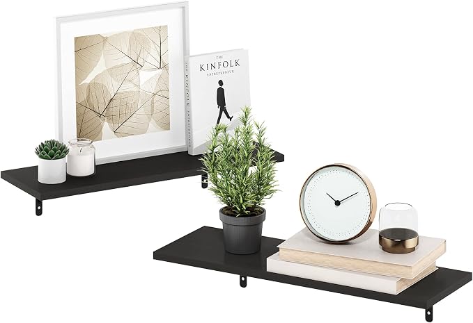 Furinno Rossi Floating Shelves for Wall Set of 4, 23-Inch Wall Shelf, Floating - Image 6