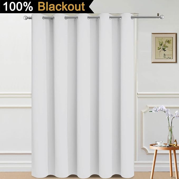 Yakamok 100% Blackout Lined Panels, Thermal Insulated Blackout Curtains - Image 2