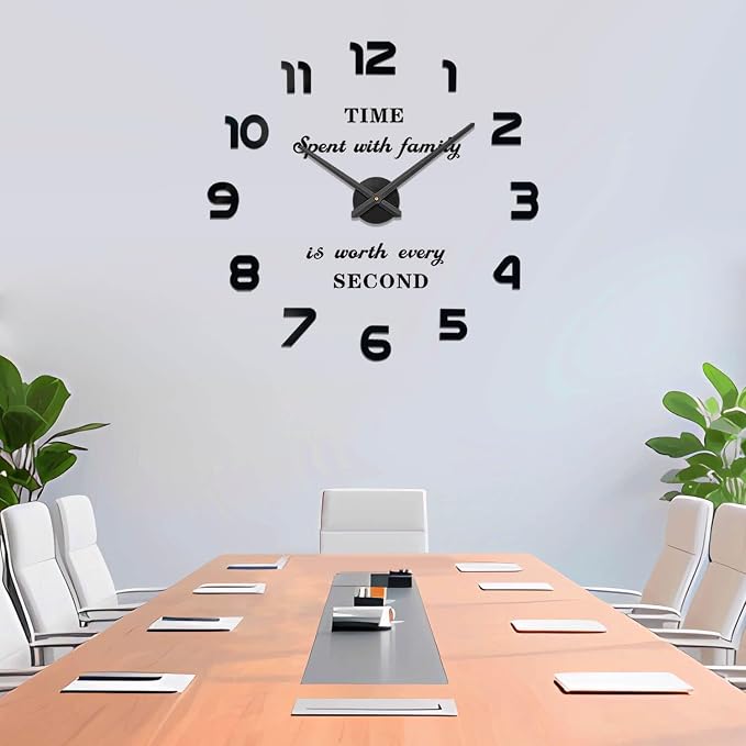 VANGOLD Large Wall Clocks for Living Room Decor, Decorative Wall Clocks Battery - Image 9