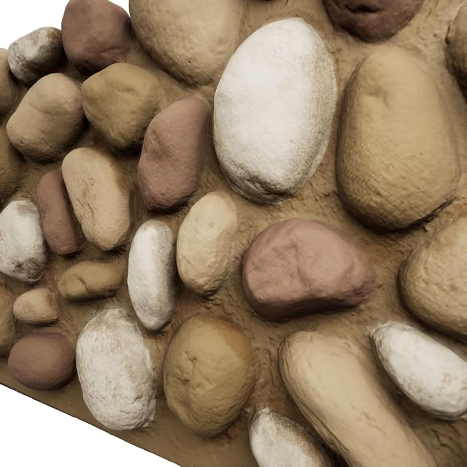 EverStone River Rock Faux Rock Panel, Canyon Dune Color - Image 7