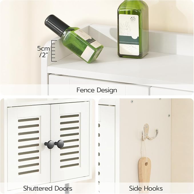 HOOBRO Medicine Cabinet, Double Doors Bathroom Wall Cabinet - Image 9