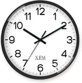 XFM Large Wall Clock Black Silent Wall Clocks Battery Operated 16 Inch Modern by XFMWallClock