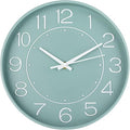 HZDHCLH 10 inch Small Wall Clock, Battery Operated, Mint Green, Modern Quartz by HZDHCLH