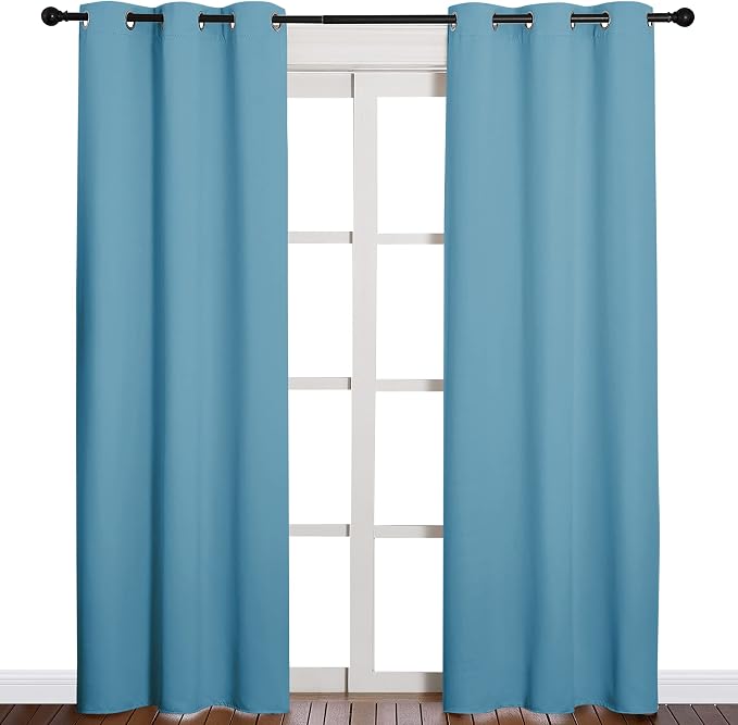 NICETOWN Window Treatment Thermal Insulated Solid Grommet Blackout by NICETOWN