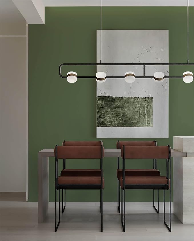Dimoon 118''x15.7'' Green Skin Peel and Stick Wallpaper Contact Paper Modern - Image 9