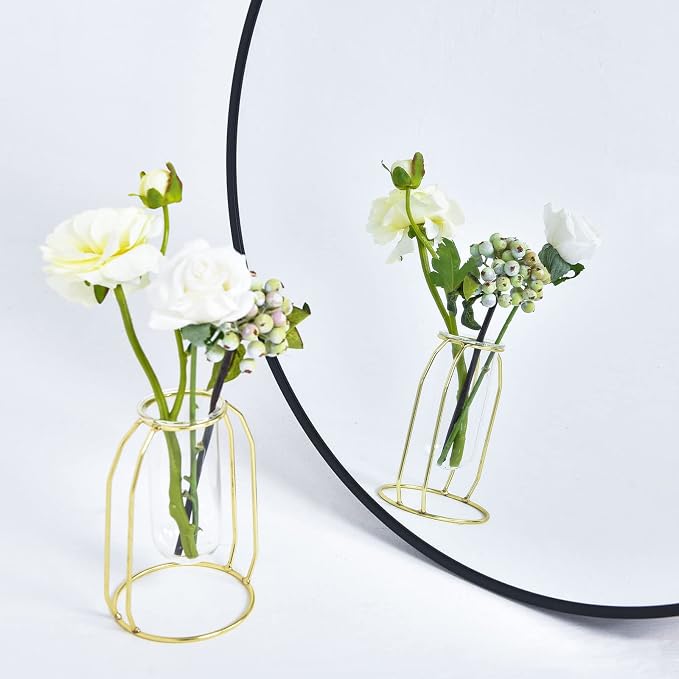 HARRITPURE Round Mirror 15.7 Black Wall Mounted Circle Mirrors Vanity Mirror - Image 5