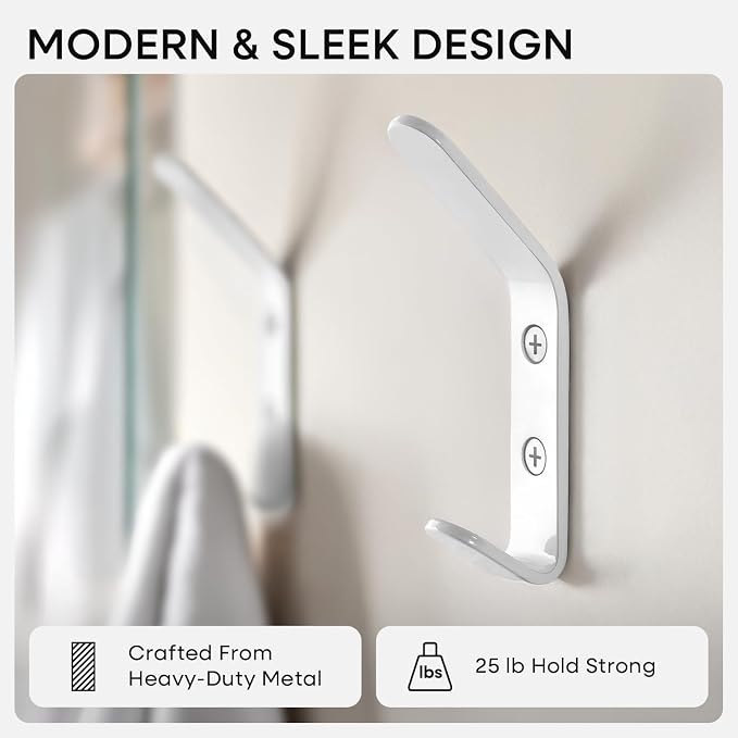 Homeforia Wall Coat Hook Rack - Image 3