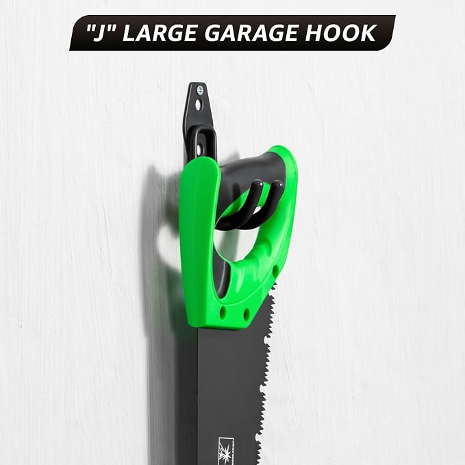40 Pack Garage Hooks, Heavy Duty Steel Wall Mount Utility Hangers - Image 7