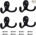 Kruodop 4 Pack Wall Hooks Wall Mounted Coat Hooks by Kruodop