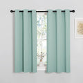 NICETOWN Aqua Blue Thermal Insulated Curtains Blackout Draperies, Window by NICETOWN