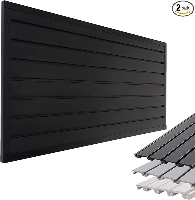 Slatwall Panel Garage Slat Wall Storage Systems, PVC Slat Wall Paneling Garage by FRAYSCENT