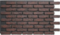 EverStone Aged Brick Faux Brick Panel, 46 7/8"W x 27"H x 1 1/4"D, Cinder Color by EkenaMillwork