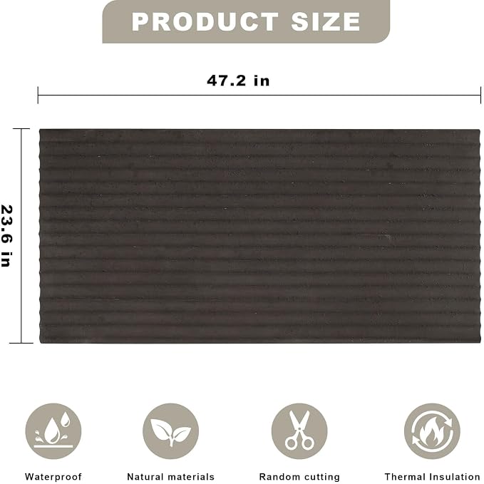 3D Wall Panels - 4PCS 47.2"x23.6" Faux Stone Wall Covering - MCM Modified Clay - Image 2