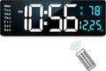 Abovsare 16.2 Inch Large Display Wall Clocks, LED Digital Clock by Abovsare