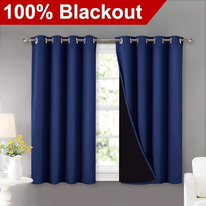 NICETOWN 100% Blackout Curtains - Image 2