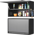 Garage Wall Cabinet, Floating Metal Wall Cabinet by Yoonkool