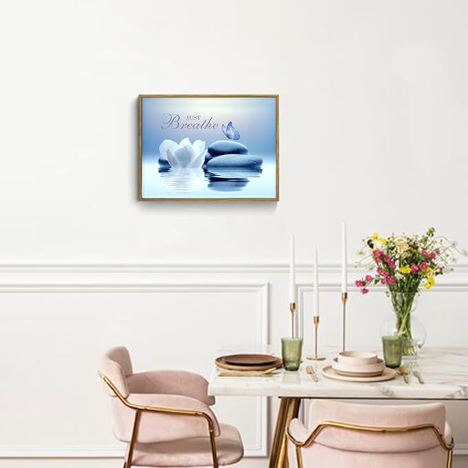 EOBTAIN Floral Zen Framed Wall Art - Image 3