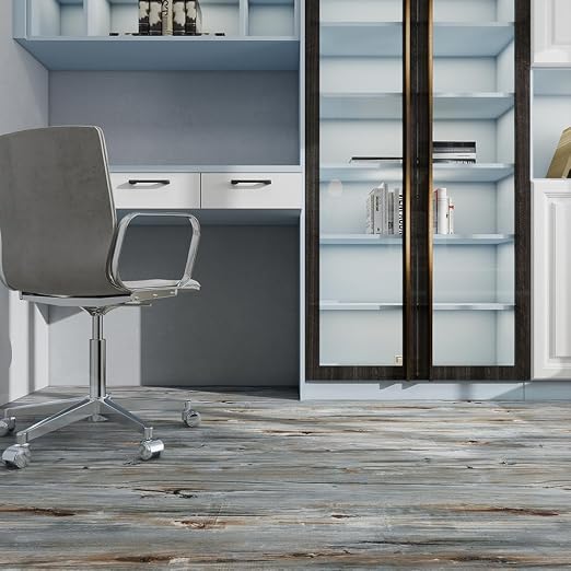 Wood Grain Peel and Stick Floor Tiles – 11.8” Width, Full Roll Length of 394" – - Image 8