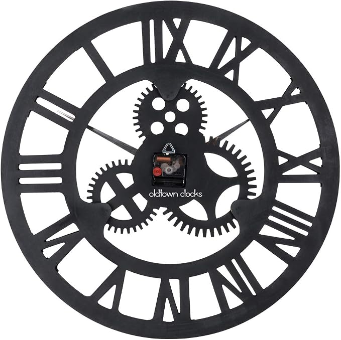 28" Whisper Ticking Silent Wall Clock - Image 4