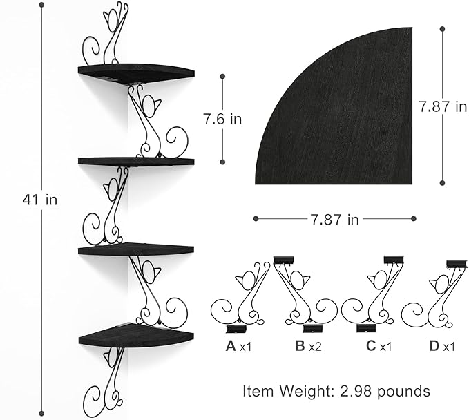 Alsonerbay Corner Shelves - Image 3