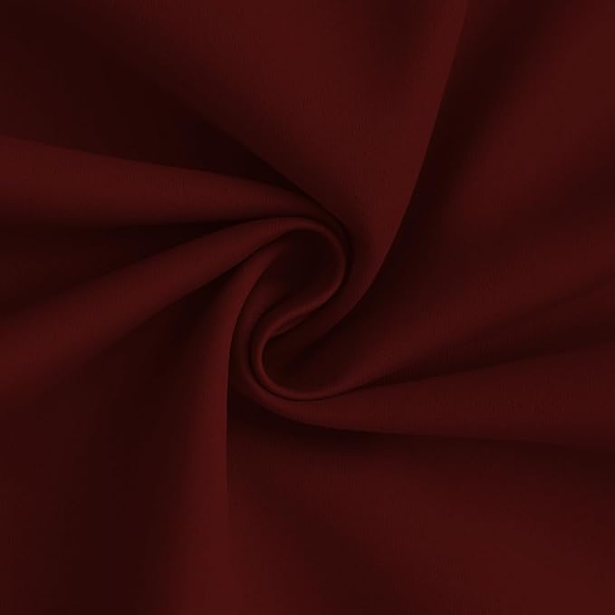 Yakamok 100% Blackout Curtain Panels 63 inches Cold and Light Blocking Drapes - Image 3