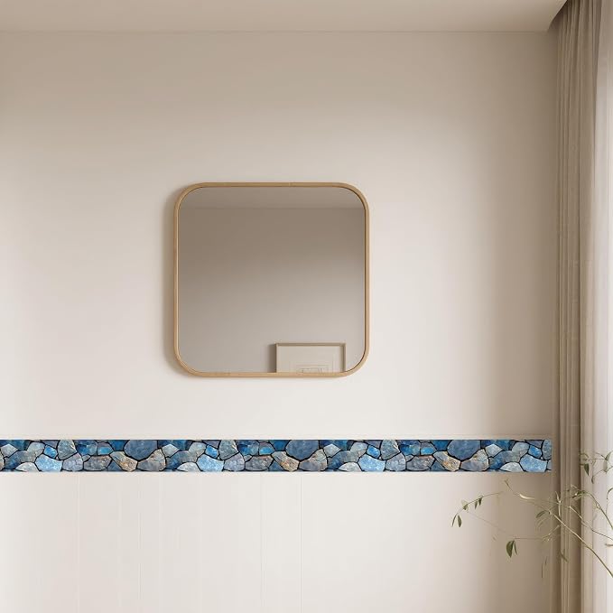 IVN Wallpaper Border Peeling and pasting Wall Stone Texture Decoration Wall - Image 6