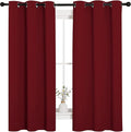 NICETOWN Holiday Christmas Decor Thermal Insulated Solid Grommet Blackout by NICETOWN