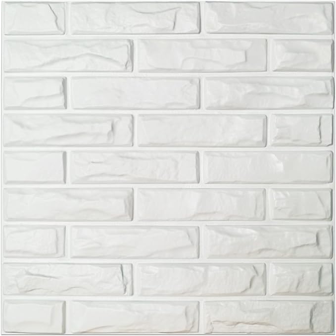 Art3d 19.7" x 19.7" Wall Panel Brick by Art3d
