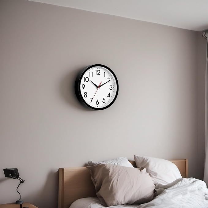 DAXSMY 14 Inch Wall Clock Large Battery Operated Big Silent Non Ticking Analog - Image 9
