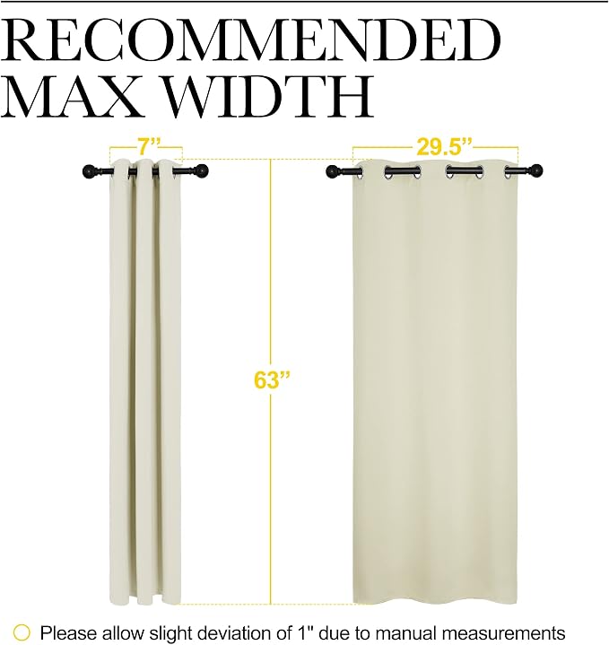 NICETOWN Kitchen Curtains, Short Curtains - Image 6