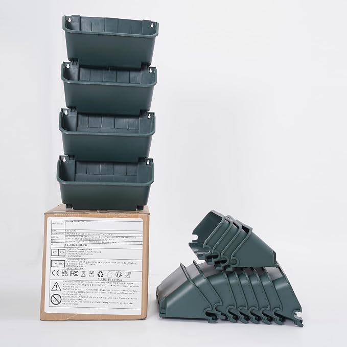 16 Pack Vertical Garden Planter, 13 inch Wall Mounted Planter - Image 9
