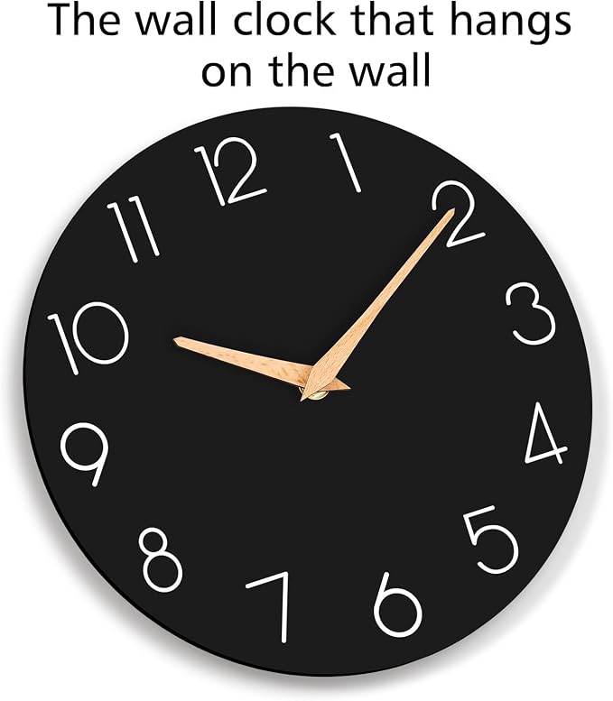 cicininc Wall Clock, Decorative Battery Operated Wall Clocks - Image 9